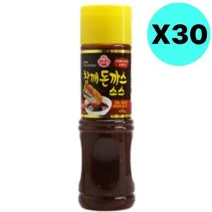 오뚜기 참깨 돈까스 일식 소스 470g 30개 업소 대용량