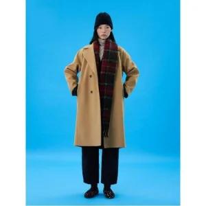 빈폴 레이디스 핸드메이드 더블 롱 코트 카멜 (BF4X30C08B)