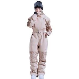 ISEE MIGGA 여성 스노우 수트 스키 재킷 및 바지 세트 방수 방풍 스노보드 겨울 스포츠 벨벳 퀼팅