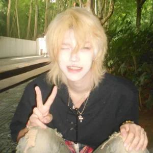 [탈색없이 아이돌] 남자가발 패션가발 백금발 울프컷 자연스러운