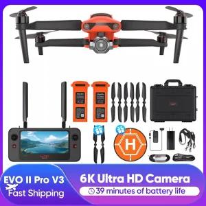 Autel EVO II Pro V3 드론 6K 전문가용 HD 카메라 1인치 CMOS 10KM 이미지 전송 720    장애물 회피 브러시