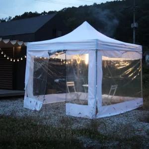 캐노피 천막 접이식 야외 프레임 포함 투명 풀세트/야외용/조립식/가림막/텐트형/지붕/행사용/텐트/케노피