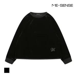 [미센스] 벨벳 맨투맨 티셔츠_MB3YTSM205Z