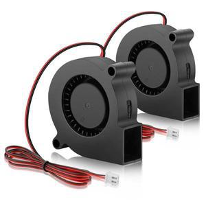 로지무역 DC 5V 12V 24V 50x50x15mm 원심 냉각기 2핀 방사형 팬 5015 터보 블로워 5cm 50mm 라디에이터 3D