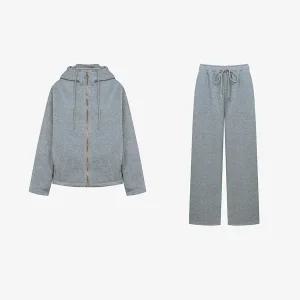 [25 신상] 기모 안감 후드 집업 + 밴딩 팬츠 SET (VLOAY1593)