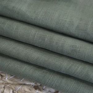 퓨어린넨 마8수 워싱 린넨 100% 클래식카키 앞치마 원피스 원단