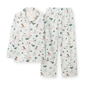 [갤러리아] [오르시떼] 남성 G036 무민스노우볼 긴소매 파자마 세트