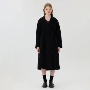 [LINE](센텀시티점)[라인어디션] [BYLYNN]울캐시 벨티드 핸드메이드 코트 NCHHOK7000