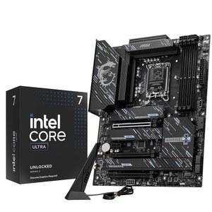 마이크로 센터 CPU 마더바드 콤보 - 인텔 코어 울트라 7 265KF 게이밍 데스크톱 프로세서와 MSI Z890 플러스 WiFi 마더보드