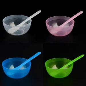 다용도 반투명용기 미용 팩 슬라임 혼합 반죽 재료통 미용도구