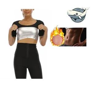 스판 쿨링 반팔 체형 보정 운동복 여성 전용 반팔크롭티