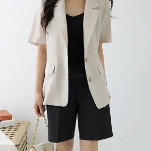 여자 코튼 바지 코지 베이직 SS 면원단 반바지4