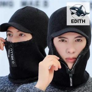 [콩심팥심]겨울 스포츠 마스크 바람막이 모자 등산용