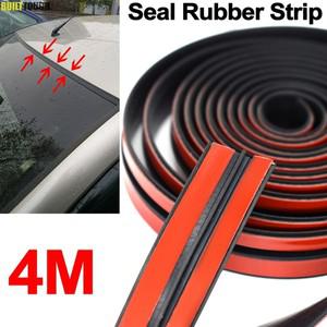 범용 고무 자동차 씰 스트립 스티커, 4m, 웨더스트립, 창문, 지붕, 바람막이, 방수, 방진, 소음 차단 보호