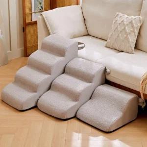 강아지계단 반려견 애견 펫 펫스텝 논슬립 슬라이드 고양이 3단 침대 발판