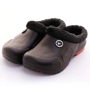 30% Big Sale) EVA 다용도 방한 슬리퍼 블랙 230mm 조리화 방한화 털실내화 털주방화 털슬리퍼