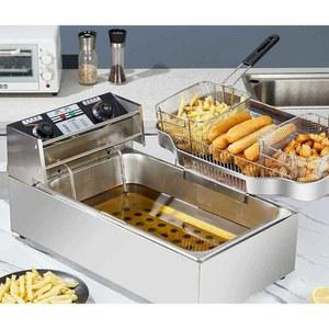가정용 튀김 기계 대용량 치즈 만두 스틱 냄비 20L(대형머신 ) 대형네트 야채
