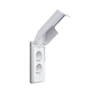 국산 DS 동서 D2 욕실콘센트2구 방우형 콘센트 커버 화장실 매입