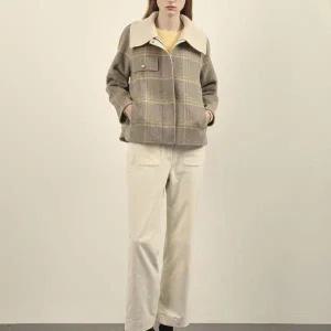 [올리비아로렌] DP01 니트카라 헨드 쟈켓 VOCFU4W9431 (S41926139)