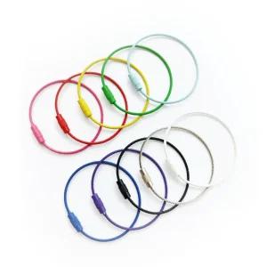 컬러 칼라 무지개 와이어링 와이어키링 악세사리 열쇠고리 액세서리 부자재 만들기 키링 diy 제작 굿즈재료