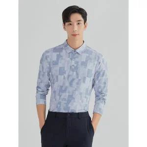 [올포유]남성 로고플레이 전판 프린트 카라 티셔츠 AMTYL7271 190 G_P402093379