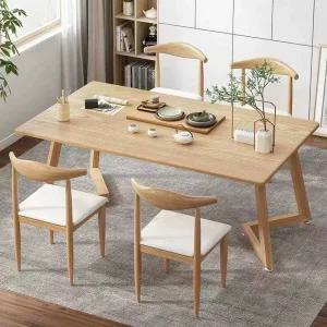 대리석 패턴 골드 블랙월넛 테이블 데스크탑 접수 긴