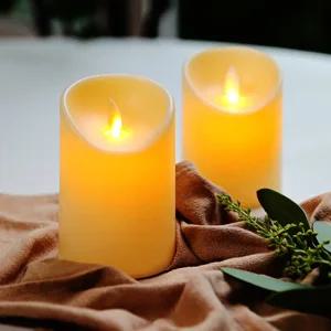 LED 흔들리는 촛불 양초 캔들 12cm 무드등 프로포즈 이벤트