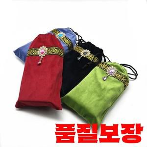 타로 카드 가방 벨벳 오라클 보관 파우치 아크릴 드로스트링 마녀 점술 액세서리 쥬얼리 주사위 L750
