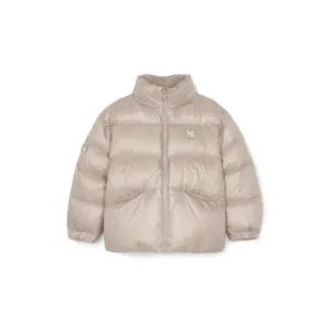 MLB키즈패딩 NQK 7ADJB1246-50CRM HYPER 글로시 숏패딩