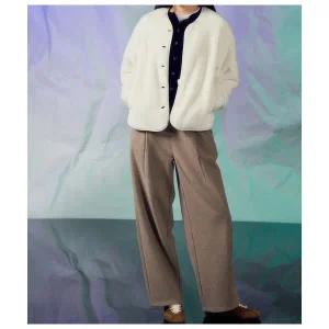 매장정품 TOPTEN 탑텐 여성) 브러시드 저지 원턱 밴딩 팬츠_MSF4PT2006 MSF4PT2006 674881