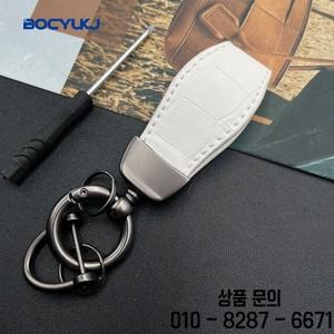 가죽 자동차 키 체인 메르세데스 벤츠 호환 마이바흐 A B C E G V W S 클래스 W222 링 금속 로고 액세서리