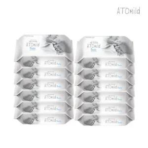 아토마일드 베이직 리필 엠보싱 물티슈 80매X12개