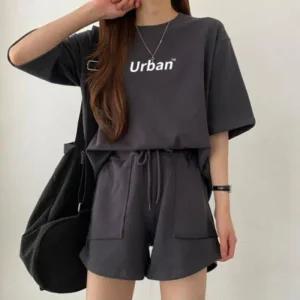 [피커]데일리룩 여름 반팔 세트 트레이닝 운동복 홈웨어