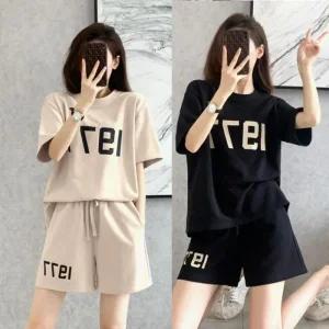 [피커]편한 투피스 반팔트레이닝 세트 1977