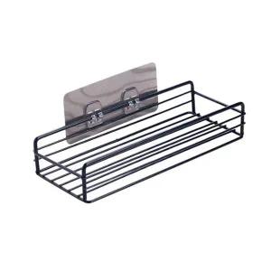 심플 욕실 선반 블랙 1P 화장실수납장 욕실정리대