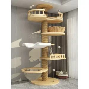 대형 캣타워 천연 나비나무 모넬로 아이보리 가또블랑코 패키지 3