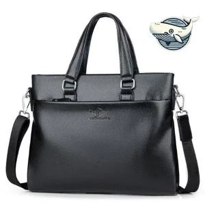 빈티지 남자 가죽 서류가방 토트백 사무실