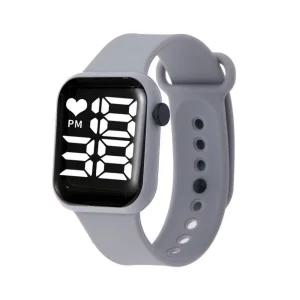 다조 사각 스크린 실리콘 손목시계/런닝/시계/전자/학생/군대/빈티지/밴드/러닝/알람/스트랩/LED/디지털