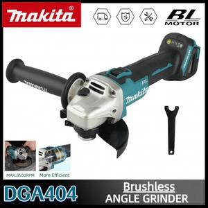 마키타 DGA404 125mm 브러시리스 전기 앵글 그라인더 18V 리튬 무선 금속 목재 연마 절단 전동 공구