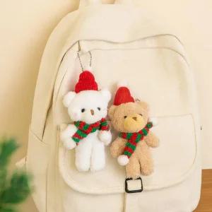 [큰손할인] 크리스마스 곰돌이키링 소품 장식 트리 인형 선물 산타 미니