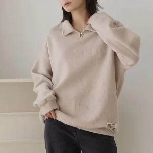 [66-110] 모나 캐주얼 패치 카라 티