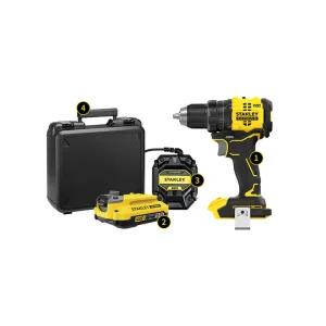 스탠리 SBD714D1K 충전 컴팩 드릴드라이버 2A 1개세트