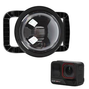 Insta360 에이스 프로 2, 30M/98피트 방수 수중 하우징용 SHOUT 돔 포트 하우징 보호 케이스, 2 액션 카메라용 듀얼 핸드헬드 핸들 포함