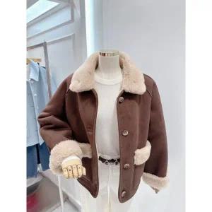 갤러리아 [ab.f.z] 리버시블 카라 후리스 무스탕(ATZ4HM01K)