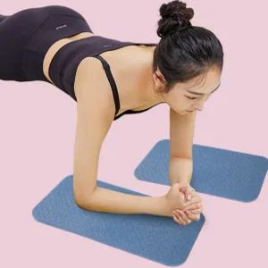 미니 요가매트 홈트 운동 팔꿈치 명상 작은 패드 무릎 층간소음