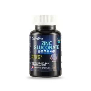 메온셀 (소비기한 26년 5월 5일) 데일리원 글루콘산 아연 900mg X 120정 1통