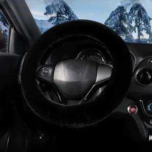 제이에스컴퍼니 겨울 털 보온 방한 핸들커버 운전대덮개 에쿠스