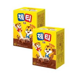 제티 초코 코코아분말 80개입 2팩