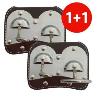 2구 망치걸이(가죽 1+1) 작업공구집 후크 다용도걸이-망치보관.망치수납.공구보관대.후크걸이.후크고리.