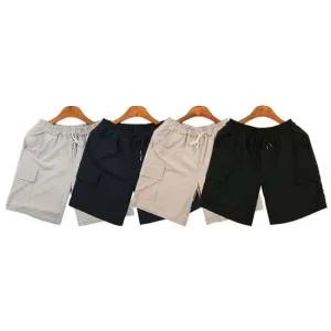 남녀공용 스판 카고 밴딩 반바지 남자 여자 팬츠
